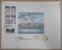 Banknoten BEP Souvenir Card GENA Embossed Cherry Blossoms IPMC Cancelled B-101F -