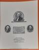 Banknoten ABNC Card Engraving of 1st President & 2 Authors of Declaration of Independence -