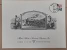 Briefmarken MANA Train Vignette Wilmington, DE w/Show Cancellation -