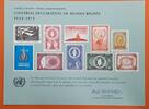 Briefmarken United Nations Postal Administration Souvenir Cards - See Photos -