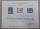 Briefmarken International Postal Airmail Expo Souvenir Cards - See Photos -