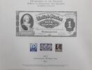 Banknoten 1886 $ BEP Souvenir Card for Int'l Womens Year Face $1 Educational SC B-31 -