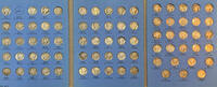 USA Dime 1916-1945 Mercury Almost Complete Set, Whitman Coin Folder, NO 1916-D (C) -
