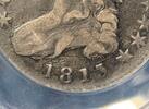 USA Bust Half Dollar .50C Toned Die Clash ANACS XF 40 -