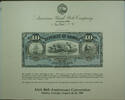 Banknoten $10 Silver ABNC souvenir card SO 57 1987 ANA Cert Face Republic of Hawaii -