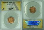 USA Cent 1953-D/D Lincoln Wheat 1C Coin FS-501 ANACS MS 64 RD (32) -