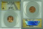 USA Cent 1954-D/D Lincoln Wheat 1C Coin ANACS AU 55 (32) -
