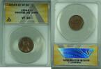 USA Cent 1954-S Lincoln Wheat 1C Coin-Die Chips-ANACS VF 30 (32) A -