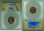 USA Cent 1955-S Lincoln Wheat 1C Coin ANACS MS 65 RB (24) B -