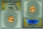 USA Cent 1956-D Lincoln Wheat 1C Coin ANACS MS 66 RD (24) -