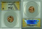 USA Cent 1958-D Lincoln Wheat 1C Coin ANACS MS 64 RB (24) -