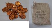 USA Lincoln Cents in Philadelphia Mint Bag - 25 BU Coins - See Photos -