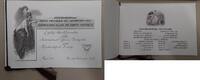 Briefmarken IPPDSE Convention Program/Menu for Membership Convention Wash, DC F1989 -