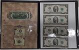 Banknoten 2003 $ $2 FRNs K-A Block Declaration of Independence Sheet of 4 in USCG Folder -