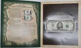 Banknoten 1995 $ America's Changing Currency Series $5 FRN UNC Cond. in Info Folder -