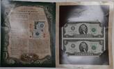 Banknoten 2009 $ America's Changing Currency Pair of Series $2 FRN UNC Cond. in Info Folder -