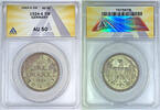 Weltmünzen 3 Marks 1924-A Germany Coin ANACS AU 50 -