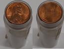 USA Lincoln Cent Roll - 50 UNC Coins Total in Coin Tube - May Have Toning -