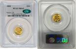 USA 1883 $ 1883 $1 Princess Type 3 Gold Dollar Coin PCGS/CAC MS 65