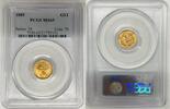 USA 1889 $ 1889 $1 Princess Type 3 Gold Dollar Coin PCGS MS 65