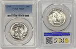USA Half Dollar Walking Liberty 50c Coin PCGS MS 65 (3B) -