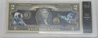 Banknoten CU Colorized $2 FRN - Freedom 7/1st US Astronaut in Space in Plastic Case -