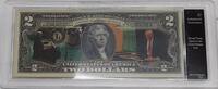 Banknoten CU Colorized $2 FRN - Trump's United Nations Speech in in Plastic Case -