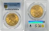 USA $20 Liberty Head Double Eagle 1904 Gold Coin PCGS MS 65+ (C)