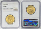 USA $10 Indian Head Gold Eagle 1932 Coin NGC MS 63