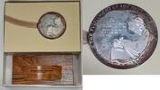 Exonumia Sterling Israel Bar Mitzvah Silver Medal/Toned in Box w/Stand -