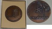 Exonumia Bronze Israel Rose of Sharon 60MM Medal in Box -