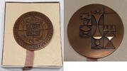 Exonumia Bronze Israel Olympic Games 60MM Medal in Box -