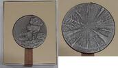 Exonumia Medal Israel Jewish National Fund UNC .935 Silver 45MM in Original Box -