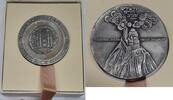 Exonumia Sterling Israel Mountains Around Jerusalem Silver Medal/Toned in Box -