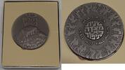 Exonumia Medal Israel Masada Commemorative .935 Silver 45MM in Box -