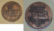 Exonumia Bronze Israel United Jewish Appeal Medal 60mm in Box -