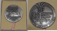 Exonumia Medal Israel United Jewish Appeal Silver State 116g 60mm .935 Fine in Box -