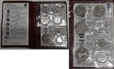   Weltmünzen Coins of Israel 7 Piece Souvenir Set Various Dates in OGP Brilliant Uncirculated in OGP.