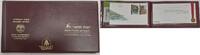 Exonumia 2 Sheqalim Israel New Jerusalem Zoo & Silver Coin w/First Day Cover -