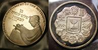 Exonumia Medal Israel Bar Mitzvah State .935 Silver UNC OGP with COA -