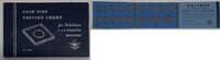 Publications & Supplies Scarce Whitman Coin Size Testing Chart Folder #9800 Pre-Owned/Excellent -