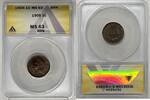 USA Indian Head Cent Coin ANACS MS 63 BN Looks Better -