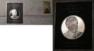 Exonumia Medal Lyndon B Johnson Silver Limited Edition Proof Silver First Day Cover Stamp -