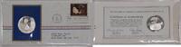 Exonumia Medal Postmasters Of America Commem Silver of Novelist Willa Cather -