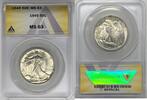 USA Half Dollar Walking Liberty 50c Coin ANACS MS 63 -