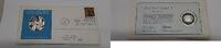 Exonumia Medal United Nations FDC with Commemorative Silver - World Understanding -