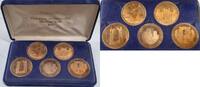 Exonumia Bronze European Architectural Heritage Yr-1975 Set of 5 Medals Made in England -