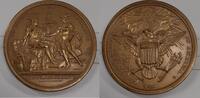 Exonumia Bronze US Mint 67 MM Medal - United States Peace & Commerce/Has Some Spots -