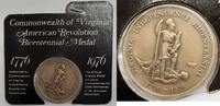 Exonumia Medal Virginia American Revolution Bicentennial -