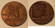 Exonumia Bronze Medal 2 Inch Diameter/50th Anniversary Medallic Art Co. in Box -